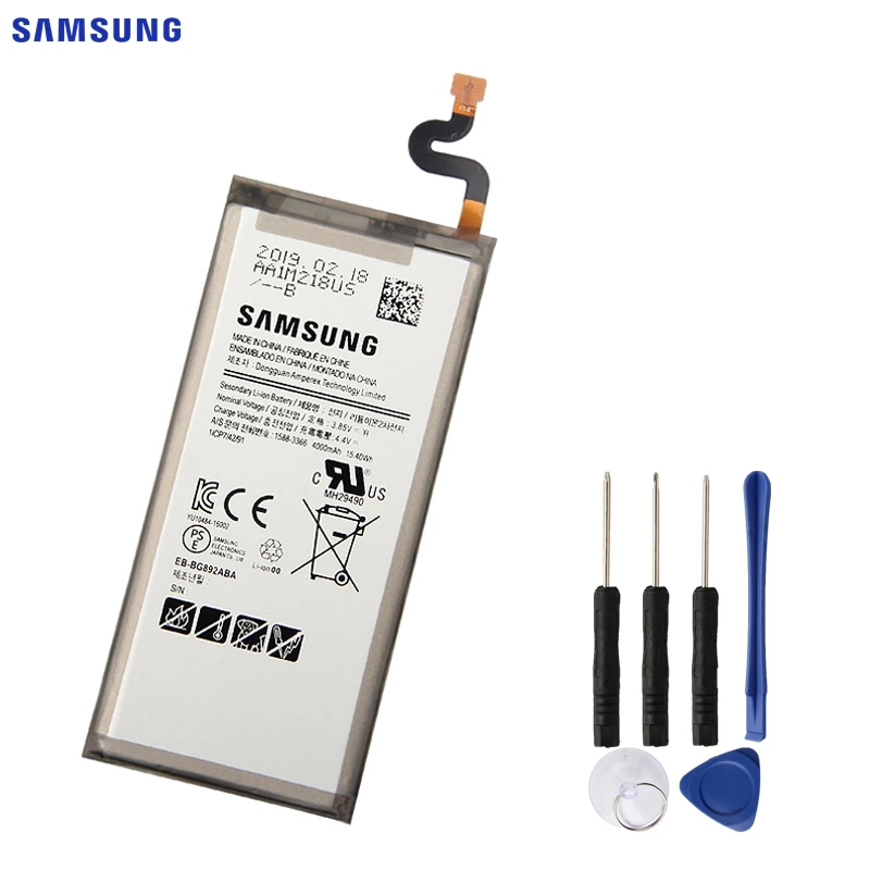 

SAMSUNG Original Battery EB-BG892ABA For Samsung GALAXY S8 Active Authentic Phone Replacement Battery 4000mAh