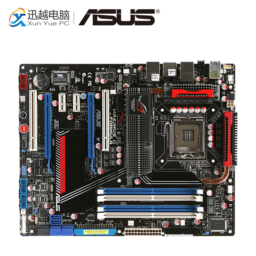 

Asus Maximus II Formula Desktop Motherboard M2F P45 Socket LGA 775 DDR2 SATA2 USB2.0 ATX