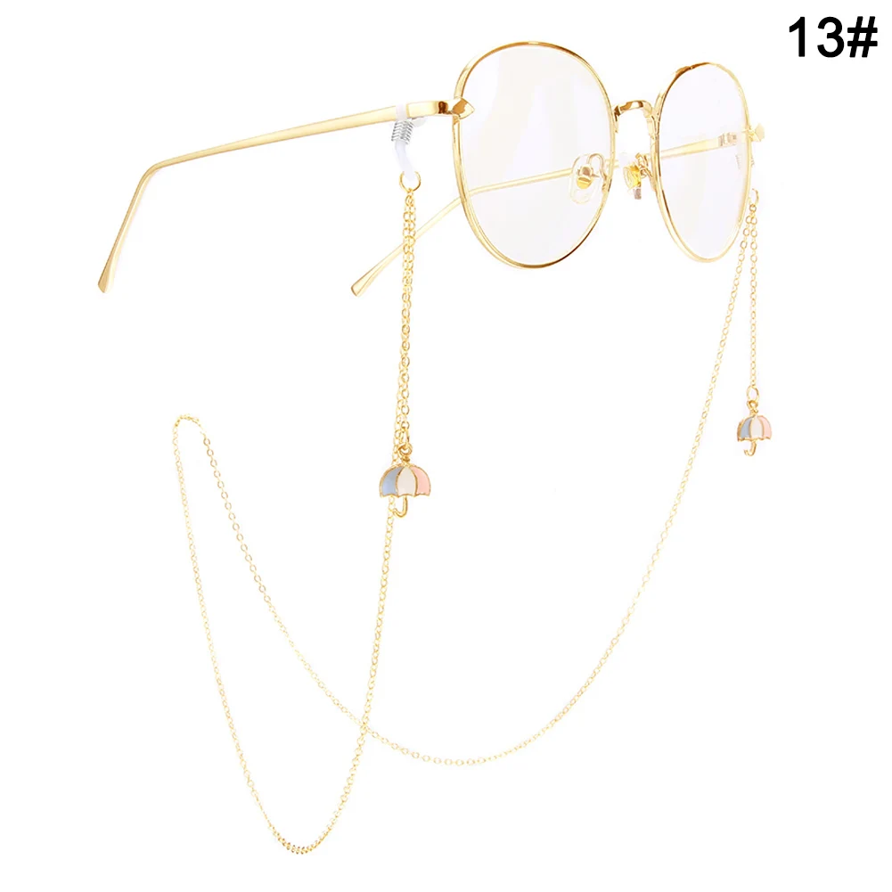 style 13 Женские очки для чтения цепочка для очков держатель шнура шейный ремешок веревка QL распродажа - Color: style 13