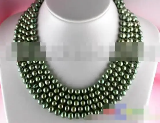 

song voge gem nanJ0624 GREEN ROUND FW CULTURED PEARL NECKLACE