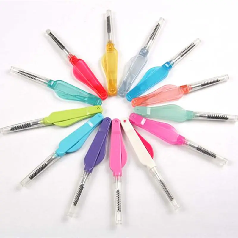 folding One off Disposable eyelash brush Mascara Comb Wand Applicator