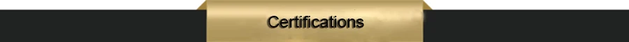 certifications