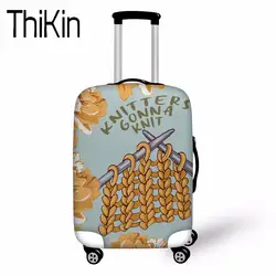 ThiKin чемодан чехол толстые упругие Чемодан защитный чехол от дождя для 18-30 дюймов тележки случаев чемоданы сумка пыль дождь охватывает