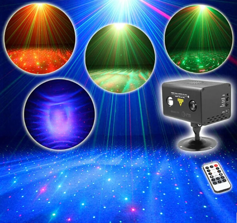

Remote Control RG Laser Stage Lighting Effect RG Color Blue LED Meteor Stage Show Laser Disco Party Lights DJ Lights