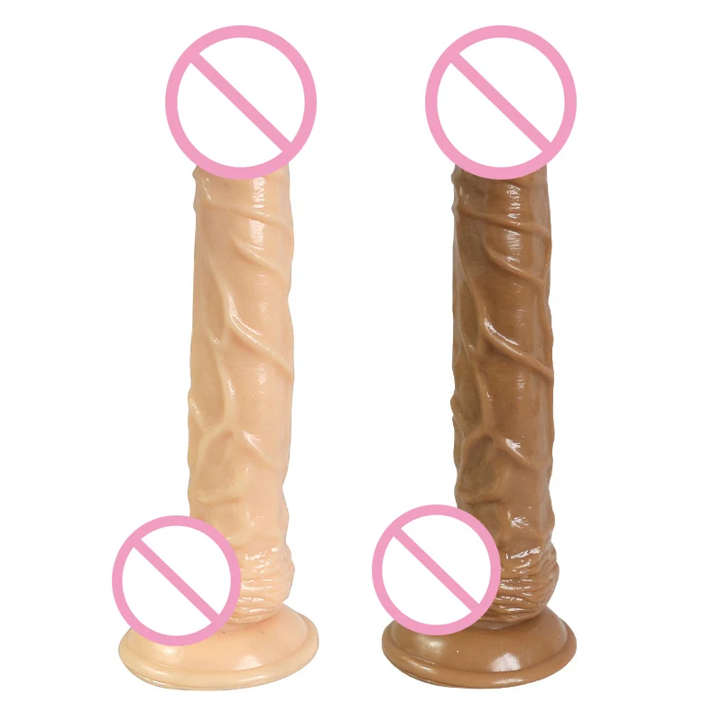 7 / 8 / 10 12 inches Dildo Rubber Penis Women Artificial Giant Long Suction Cup Anal Dildo Fake Penis Dick
