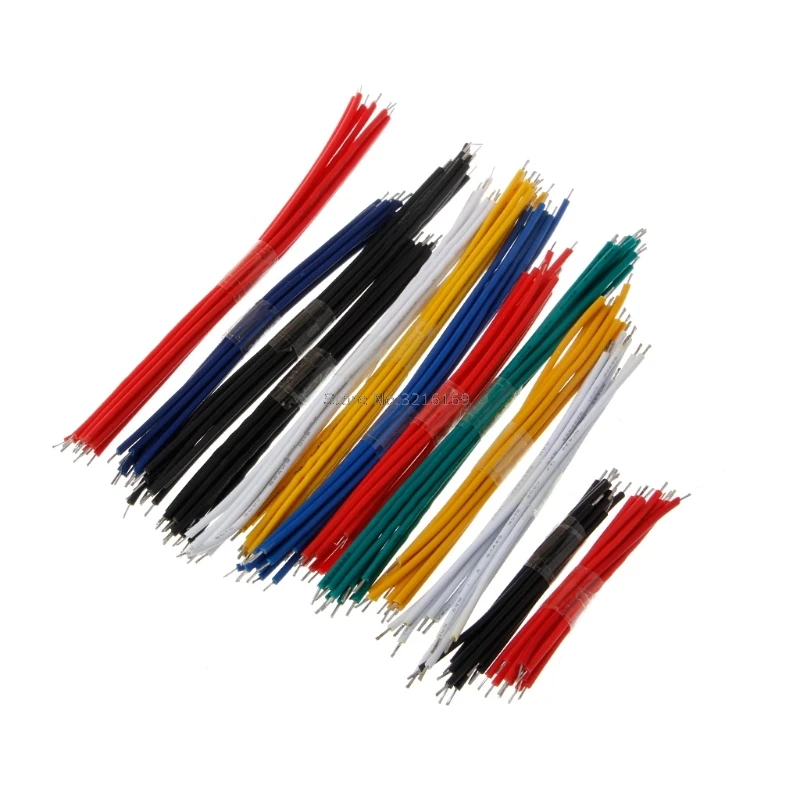 

For 130Pcs/Set 13 Value 24AWG Breadboard Jumper Cable Wire Kit Double Tinned Colorful Promotion