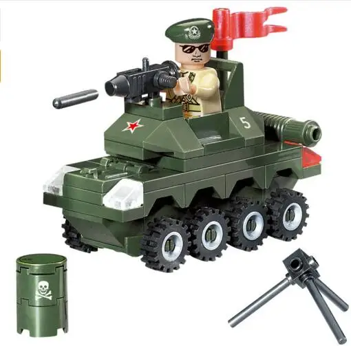 

Enlighten Models Building toy Compatible with Lego E805 69pcs Army Tank Blocks Toys Hobbies For Boys Girls Model Building Kits