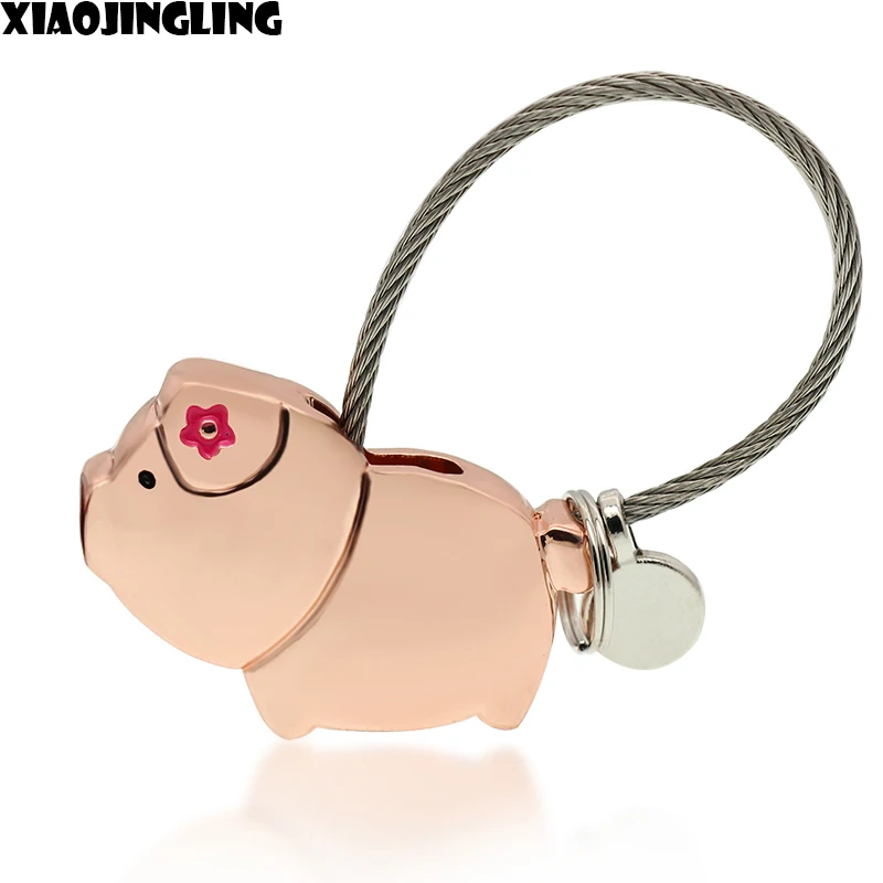 XIAOJINGLING брелок для влюбленных с 3D рисунком «Поцелуй свиньи», подарок для влюбленных, брелок, прекрасный держатель для ключей, автомобильный брелок для ключей для женщин и мужчин, ювелирные изделия, подарки