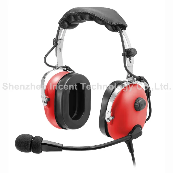 Авиационная гарнитура VOIONAIR Red пилота PNR (Пассивное шумоподавление) IN 1000|headset red|headset