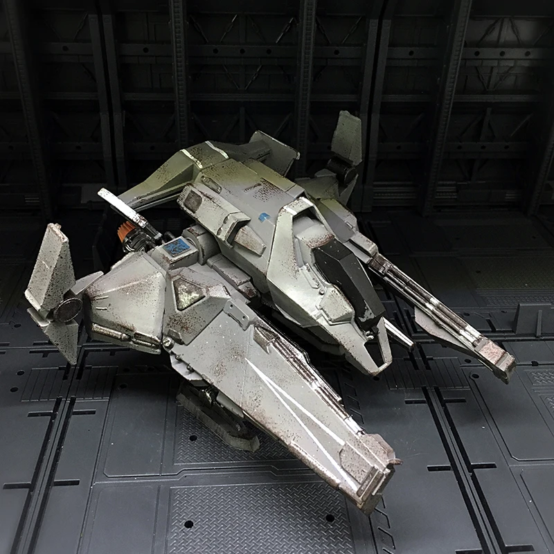 JOYTOY кислотный дождь 1:27 3D мордочка Военная двойная вилка модель алебарды блок