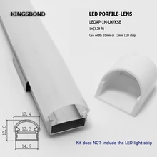 DHL/EMS Быстрая 10 шт./лот 1 meter/pc Светодиодные ленты жесткая Алюминий профиль с матовым покрытием и конец Шапки для Светодиодные ленты