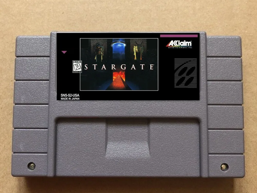 Stargate USA NTSC версия 16 bit 46 pins видеоигры!|Картриджи| |