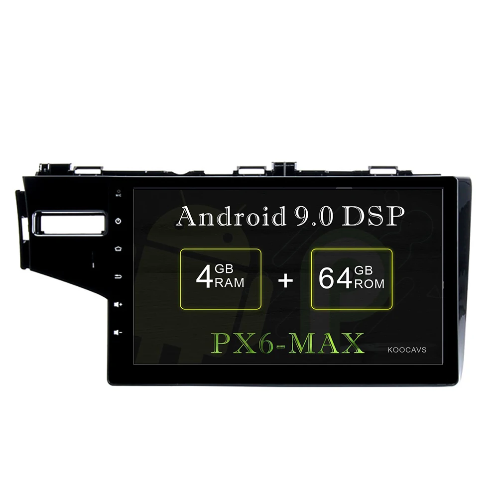 Discount KOOCAVS 10.2" IPS Android 9.0 Car GPS Radio Player for Honda JAZZ FIT 2014 2015 2016 2017 4GB+64GB Stereo Multimedia Headunit 0