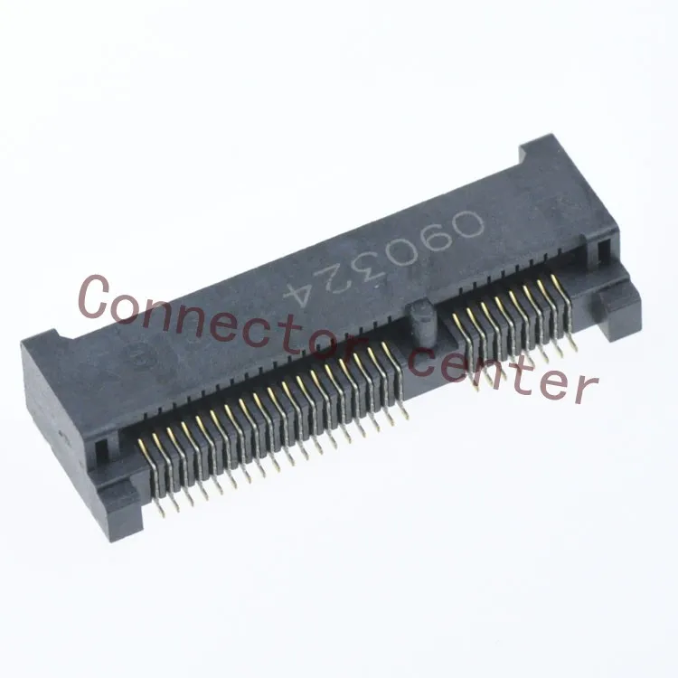 

Minipcie Connector For Molex 0.8mm Pitch 52Pin Height 5.7mm Surface mount Minipci-E