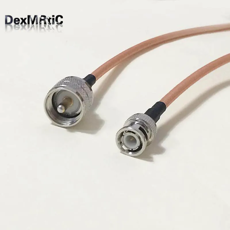 

High-quality low-attenuation UHF Male Plug PL259 Switch BNC Male Plug RF coax cable RG142 50CM 20" Adapter