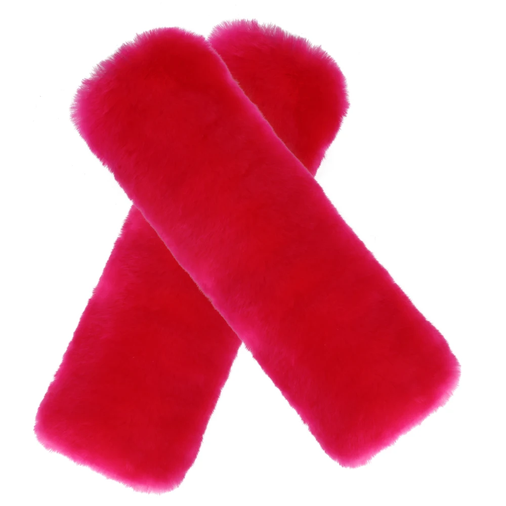 Sheepskin Pad Buy Embroidery Black Soft Seat Belt Cover Shoulder