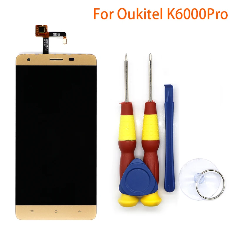 Новая оригинальная сенсорная панель для Oukitel K6000 pro запасные части + инструмент