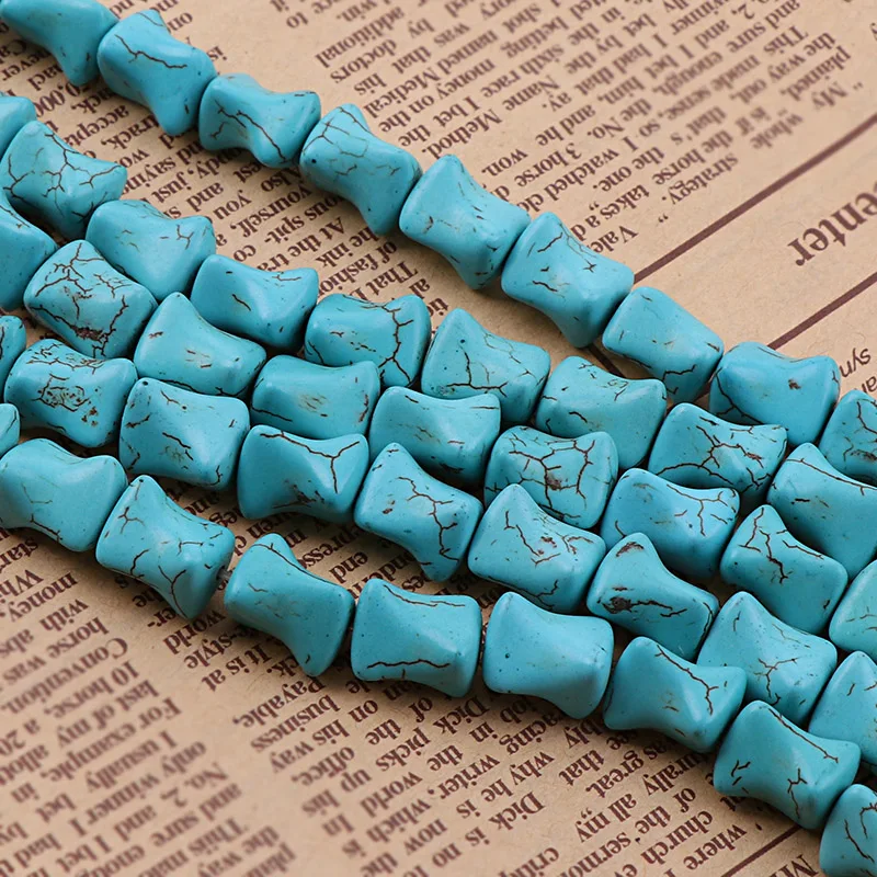 Искусственный камень Sky Голубой Бирюзовый Howlite бусины разделители неправильной