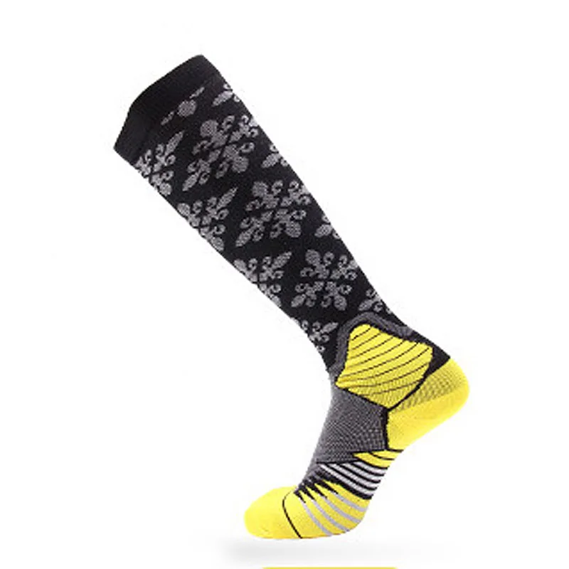 2 пары Компрессионные носки для Для мужчин и Для женщин лучший окончил спортивное Fit для бега перелет повысить выносливость, Анти-усталость