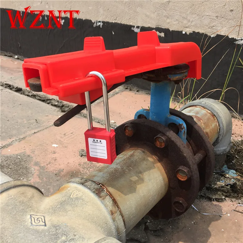 Free shipping Red Universal Butterfly Valve Lockout ,butterfly valve ...