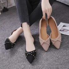 women flats Fashion Boat Shoes Women Pointed toe Office Ladies Flat Footwear Elegant Women's Flats Luxury Brand Plus Size rivet women flats Fashion Boat Shoes Women Pointed toe Office Ladies Flat Footwear Elegant Women's Flats Luxury Brand Plus Size rivet