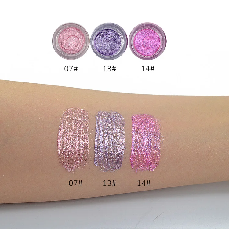 LOVE ALPHA 16 Colors Eye Shadow Professional Eyes Makeup Glitter Single Color Eyeshadow Gel Party Brand Cosmetics Flash Powder (27)