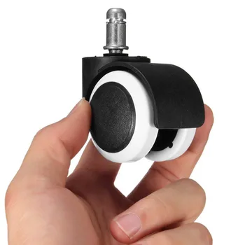 

5Pcs 2 Inch Multifunctional Chair Caster Wheel Swivel Environmental Office Home Chair Replacement Protect Rubber Wooden Floor