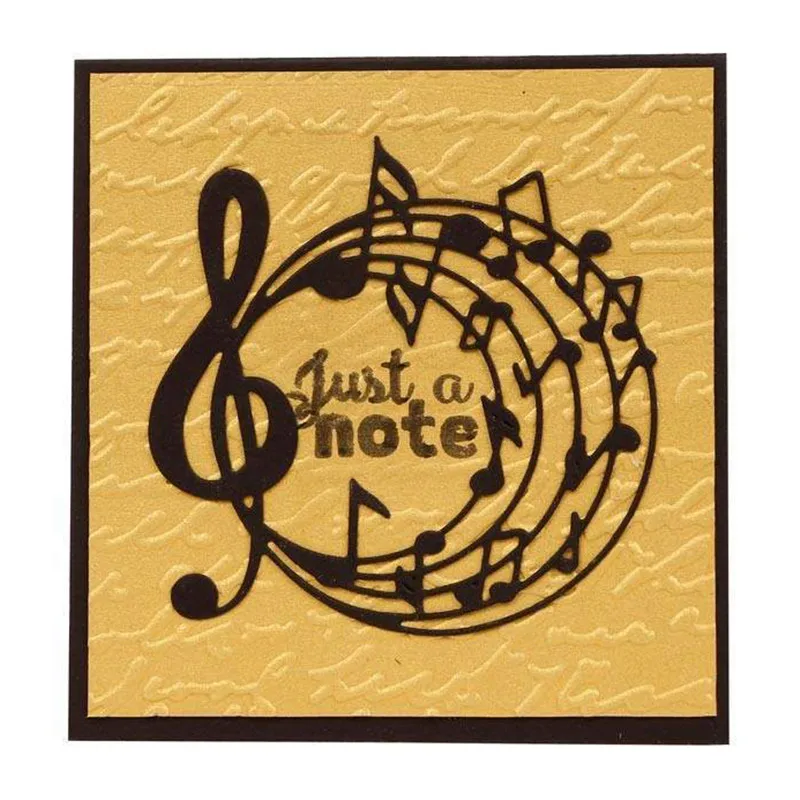 

Naifumodo Musical Flourish Metal Cutting Dies Scrapbooking for Card Making DIY Album Photo Craft Dies Stencil New 2019 Dies