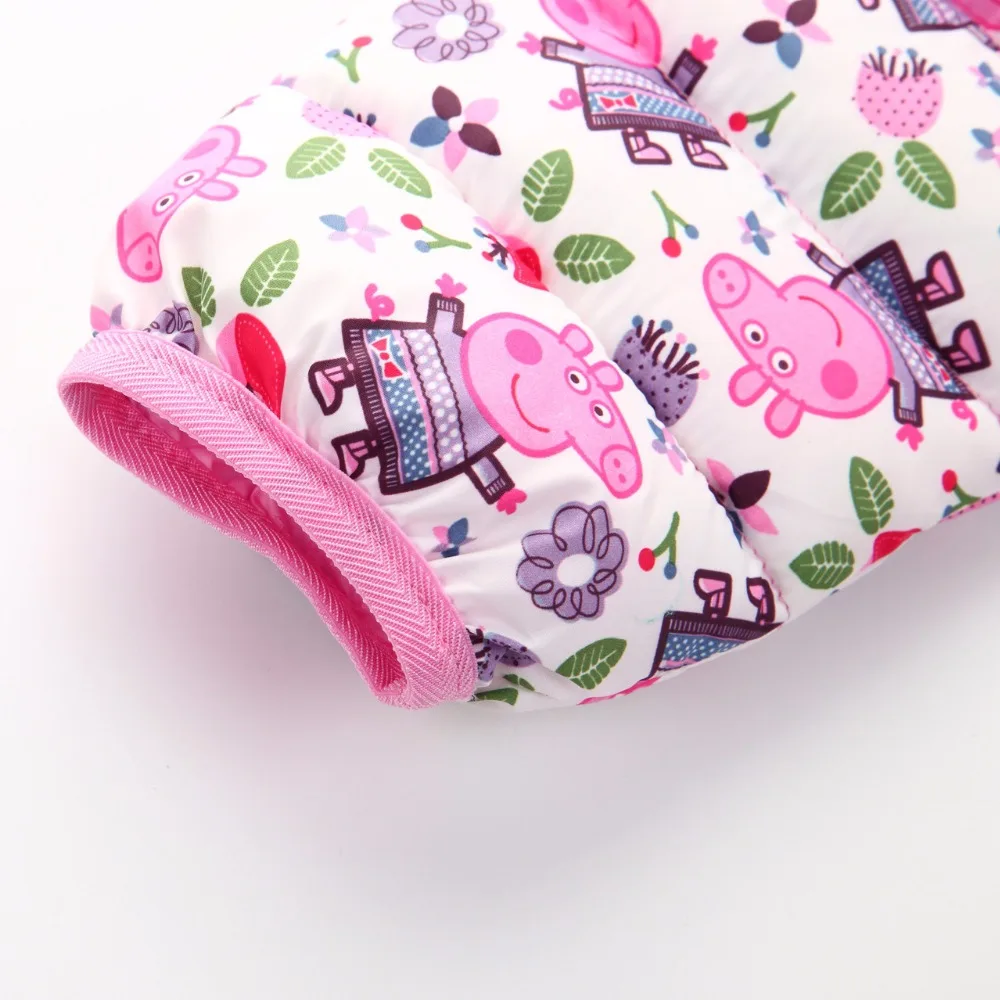 Girls Clothing Jackets 2017 New Brand Baby Girls Winter Coats Children's Warm Outerwear Windbreakers Down Parka Cute Pig 2-12Y (17)