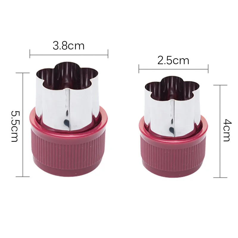 Kitchen Gadgets Cookie Flower Type Vegetable And Fruit Cutter Mold Flower Pattern Butterfly Face Embossing Knife Accessories (10)