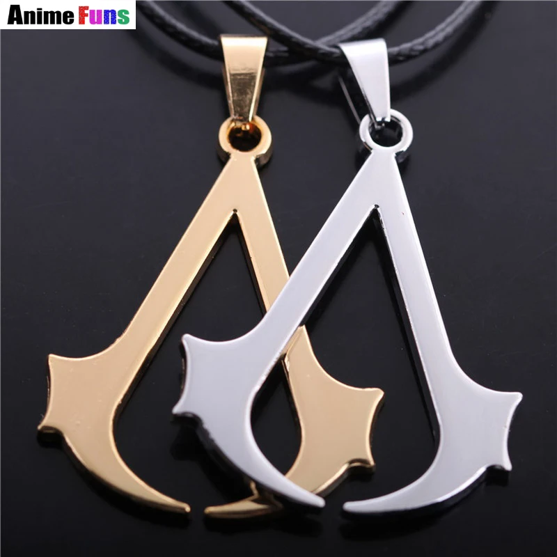 

Game Assassins Vintage Ezio Deiss Mond Logo Choker Necklace Pendant Jewelry For Men And Women Wholesale drop-shipping