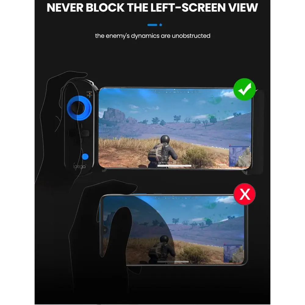  iPega Joystick For Android iPhone Phone Smartphone Pubg Mobile Controller Trigger Gamepad Game Pad 