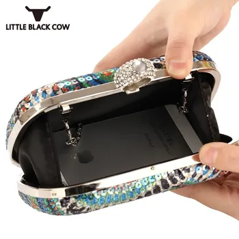 

Luxury Handbags Women Party Bags Designer Evening Clutch Purse Sequined Mini Bag Fashion Chain Shoulder Bag Multicolor