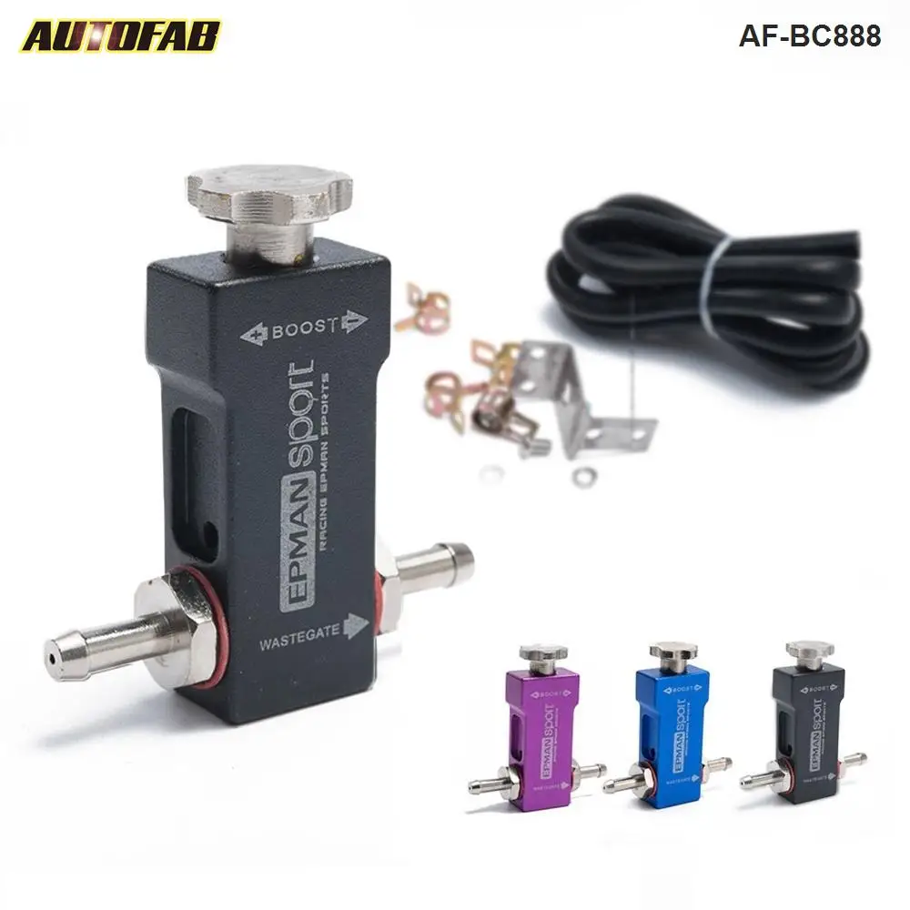 AUTOFB - 1-30PSI Universal Turbocharge Wastegate Boost Controller Kit Boost Tee Type For Honda Civic 2/3/4Dr 1992-1995 AF-BC888