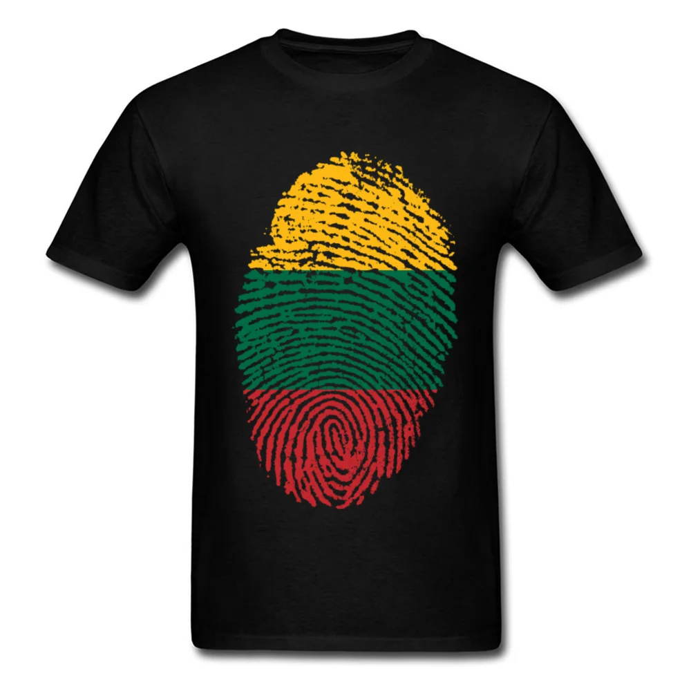 Lithuania Flag Fingerprint_black