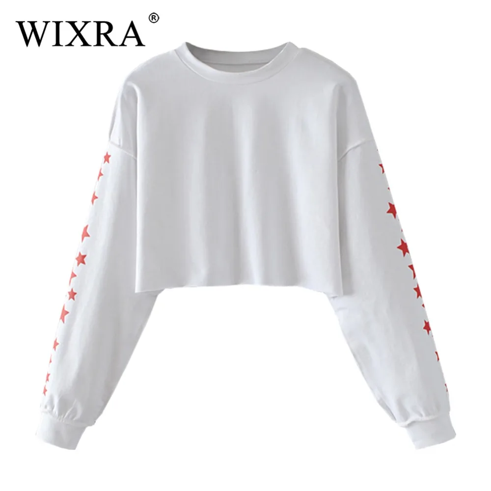 Wixra базовый модный свитер 2018 весна новые женские толстовки с круглым вырезом