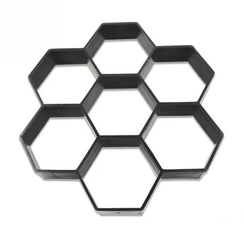 Bricolage-En-Plastique-Chemin-Maker-Moule-Manuellement-Pavage-Ciment-Brique-Moules-pierre-de-jardin-Route-moules (2)