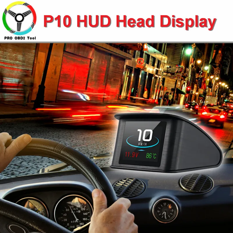 Aliexpress.com : Buy Newest P10 Hud Display Car Automobile OBD2 GPS ...