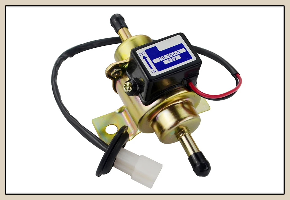 LZONE- 12V Electric fuel pump EP-500-0 035000-0460 12585-52030 diesel gasoline pertrol case For Kubota Yanmar Cub Cadet Engine