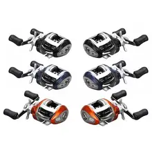 Высокопрочная Низкопрофильная катушка, рыболовный барабан для наматывания удочки, круглая приманка, литая металлическая катушка, углеродное волокно, звезда, литье