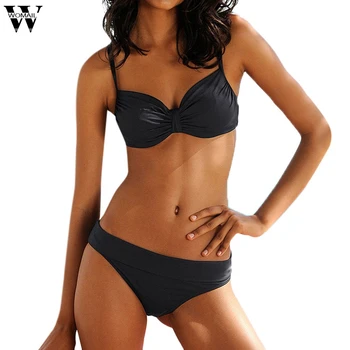 

Womail Spring Summer New arrivals underwear sexy Print bra sets Push-Up Padded Bra Beach holiday swimming sexy clothing