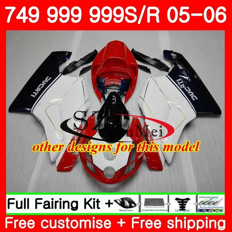 Матовый черный корпус для поездок на мотоцикле DUCATI 749R 999R 05-06 749 999 R мотоцикл 96SH8 кузов 749 S 999 S 749 999 05 06 2005 2006 обтекатели комплект