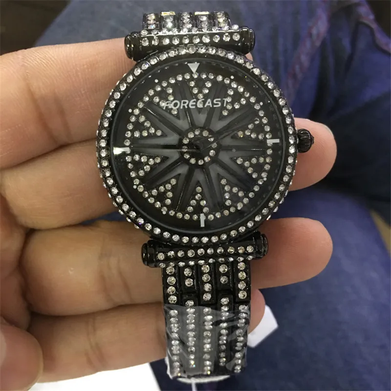 Модные брендовые часы farcast Мужские кварцевые с бриллиантами водонепроницаемые