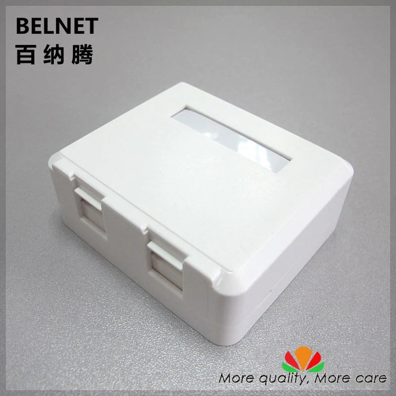 Simple Desktop Jb Dual Port Empty Panel Ethernet Cable Junction Box Any Combination Blank Connector For Rj45 Rj11 Keystone Jack Box Candies Box Themepanel Wood Aliexpress