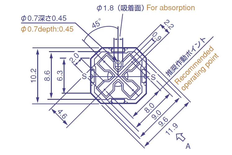 Japan гражданин LS25F6C Кнопка 10*10*1.5 SMD пятипозиционный Многофункциональный Многофункциональная кнопка переключатель