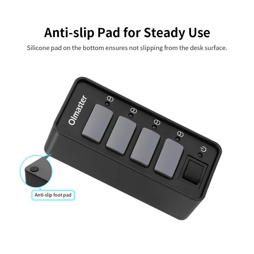 OImaster 4 порта USB3.0 концентратор 5 Гбит/с высокоскоростной концентратор Быстрая зарядка для Windows/XP/Linux/Mac/Mix с Пылезащитный колпак EU/US Plug