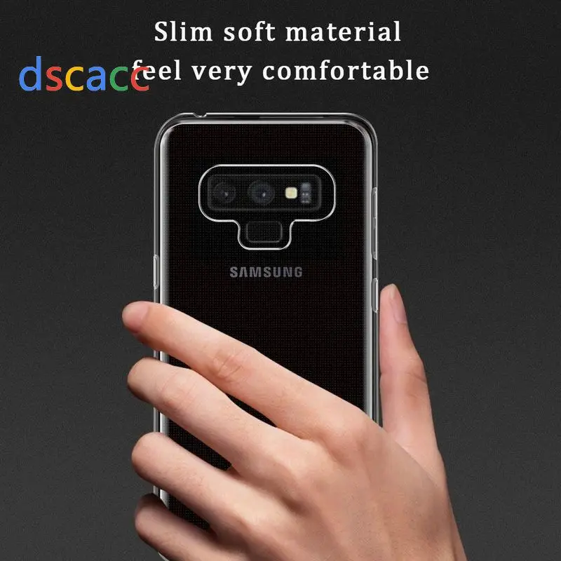 DSCACC Топ ультра тонкий прозрачный ТПУ чехол для samsung Galaxy S10 Plus S10e M10 M20 M30 A8S A7 A9 J2 Core 100 шт