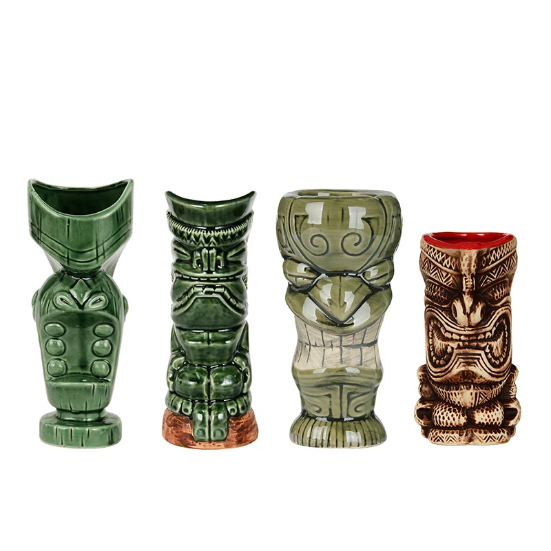 1 шт. Hawaii Tiki кружки Коктейльная чашка пивная кружка для напитков кружка для вина керамическая Ku. Ku. Kauioo кружка