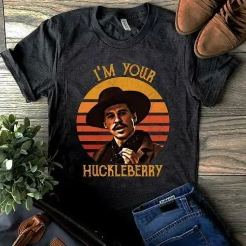 I'M Your Huckleberry винтажная Ретро футболка мужская хлопковая S 6Xl Сделано в США