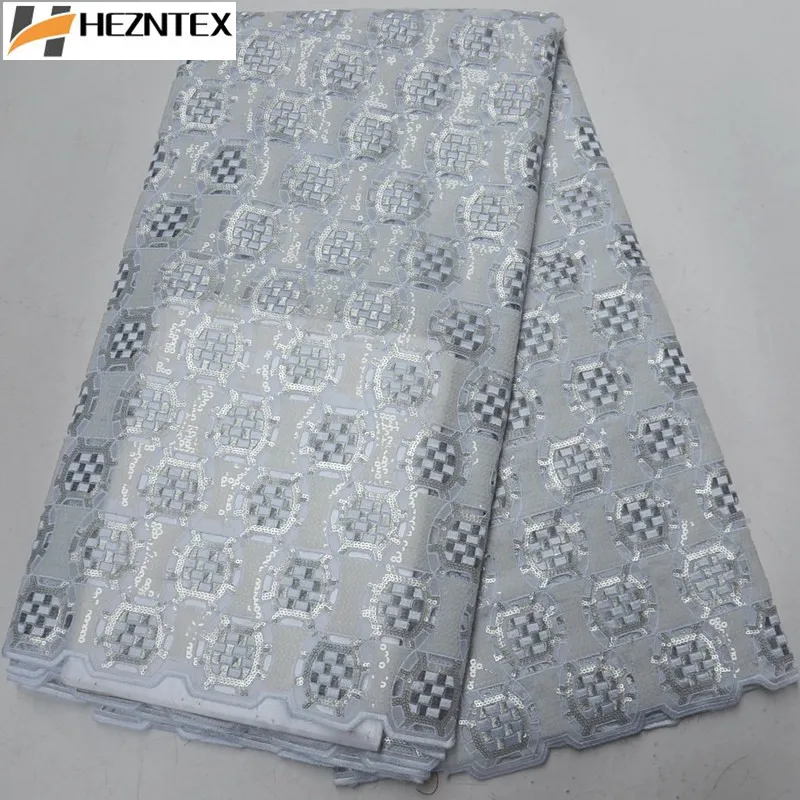 

2019 Gary Organza Lace Fabric fast shipping african french tulle lace csequin lace fabric for party dresses PSA448-1